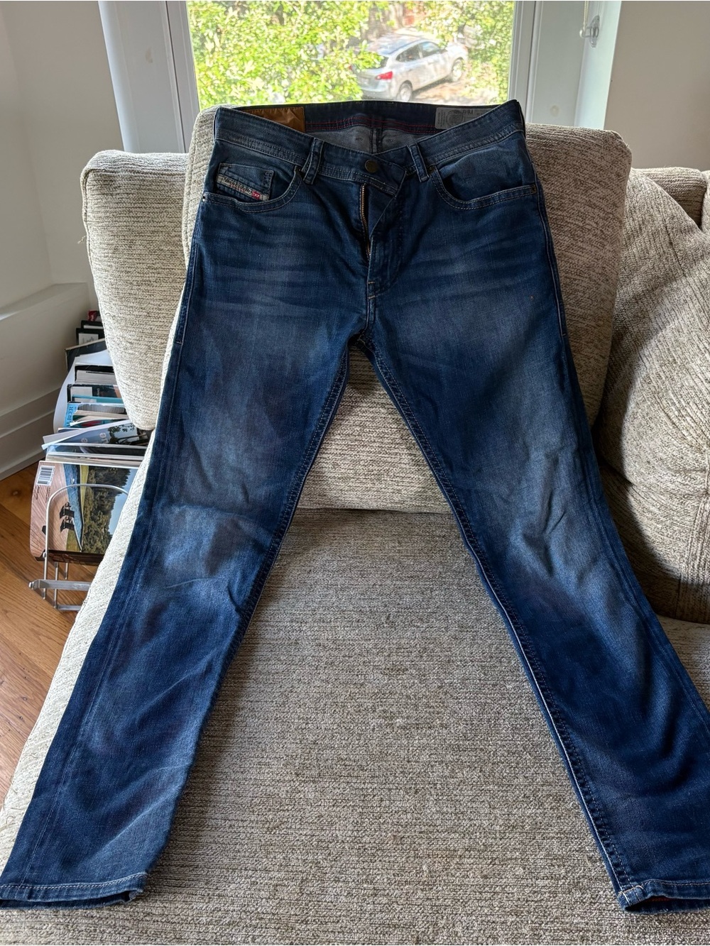 Diesel Men's Indigo Slim Straight Jeans